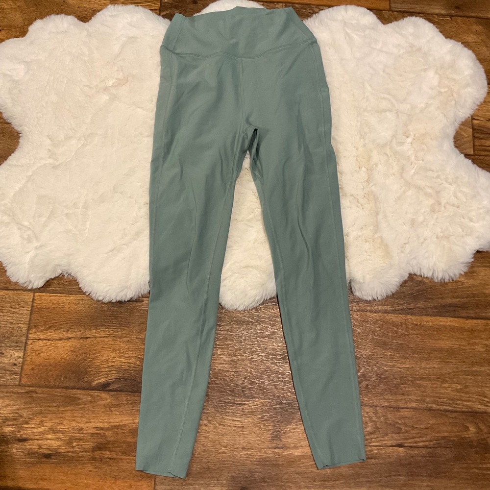 Peloton Leggings Size Small Green Leg Logo Womens Workout